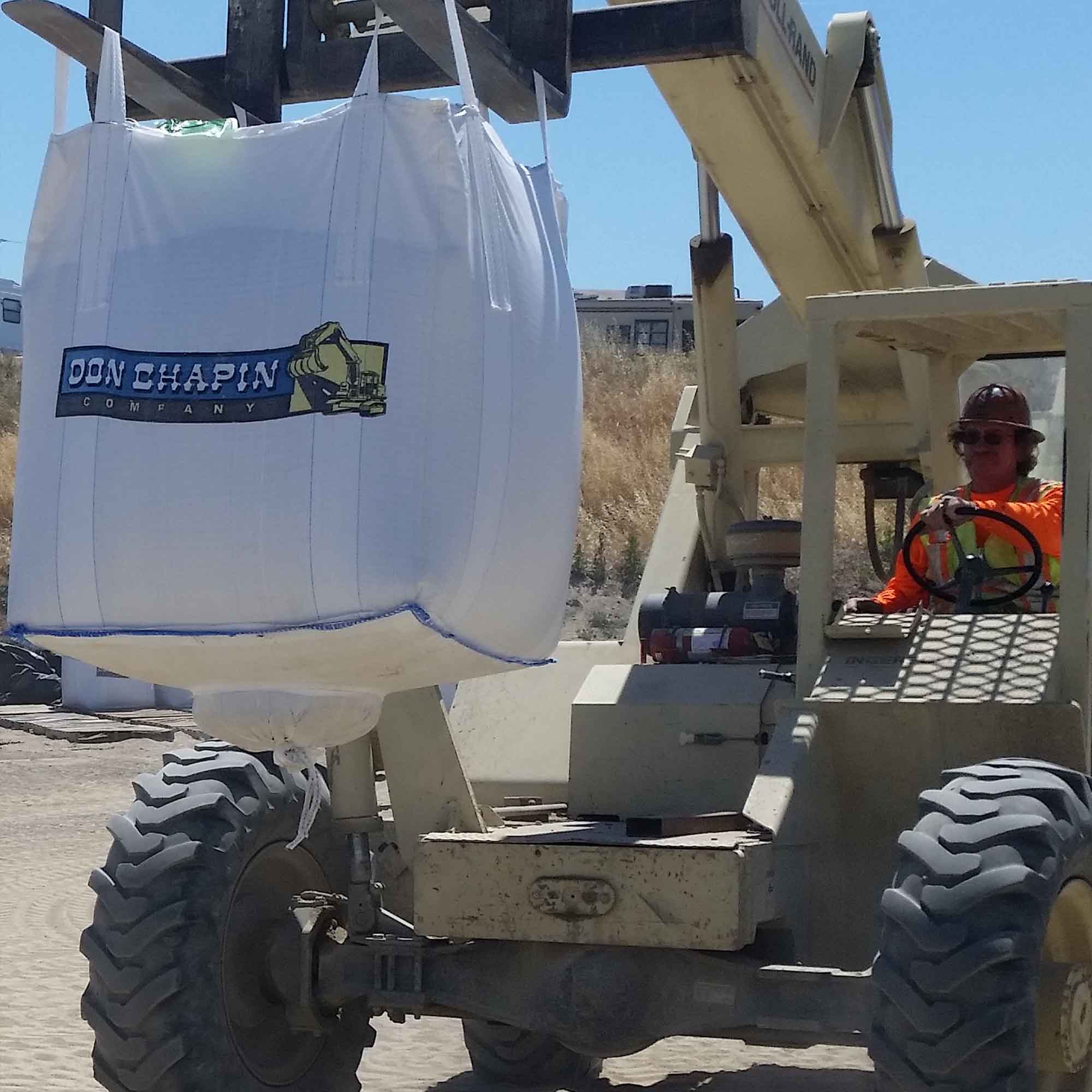 Don Chapin sand bags in Monterey county